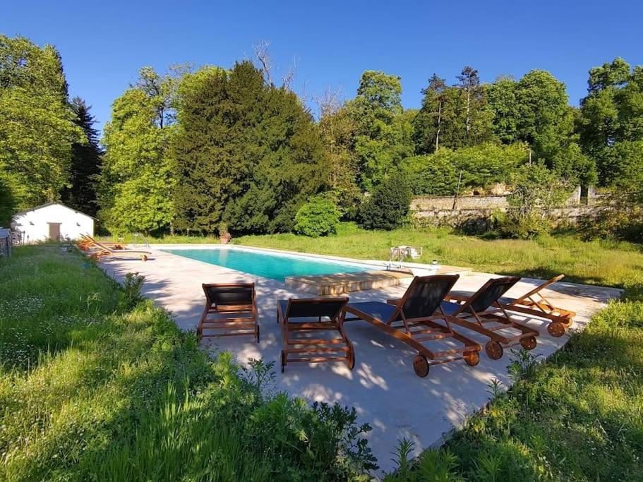 Magnifiques Ecuries Juste Renovees - Domaine De La Mulotiere Villa ลองเฌส์ ภายนอก รูปภาพ
